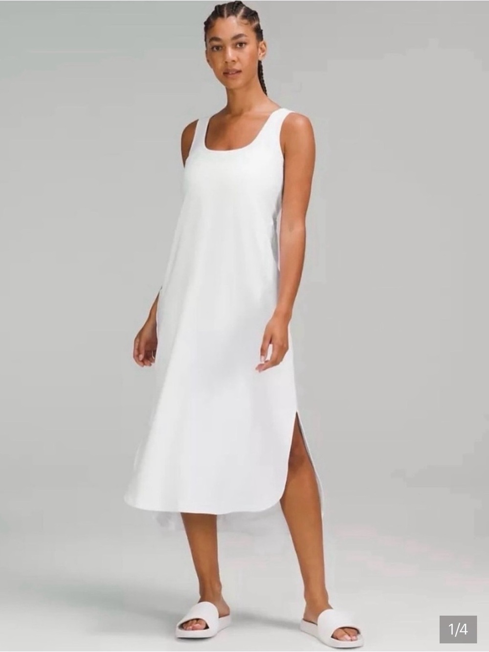 Lululemon White Tank Dress